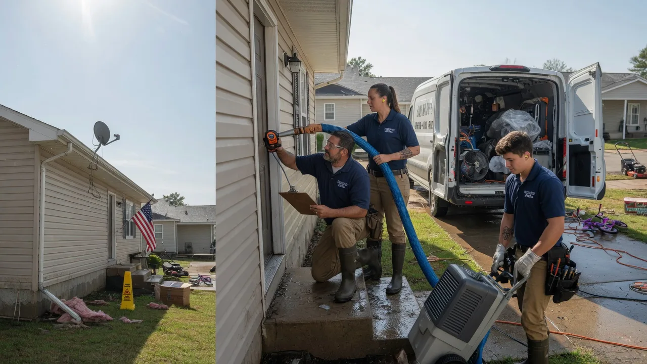Ceiling Water Damage Restoration in Treichlers, PA near me